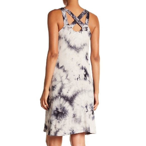Como Vintage Cross Strap Tie Dye Dress - Picture 2 of 6